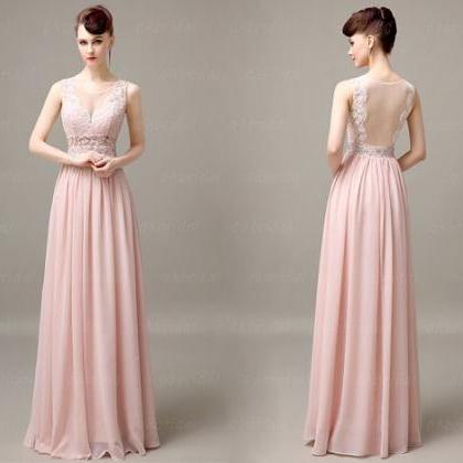 Lace Bridesmaid Dress, Blush Bridesmaid Dresses,..