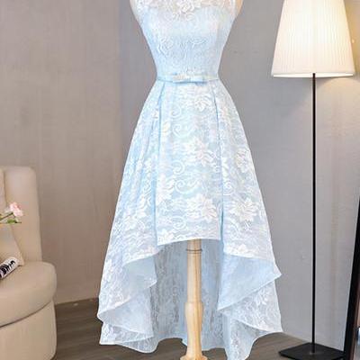 Light Blue Homecoming Dresses,lace Homecoming..