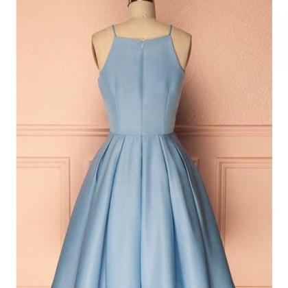 Sky Blue Homecoming Dresses,a Line Homecoming..