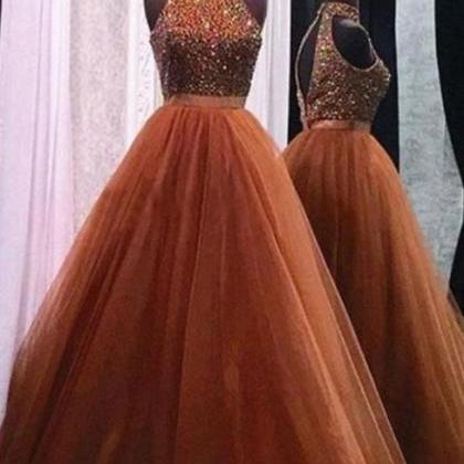 Ball Gown Prom Dresses,floor-length Prom..