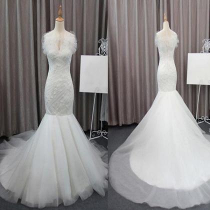 Gorgeous Wedding Dresses,Elegant Br..