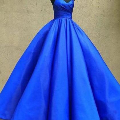 Royal Blue Prom Dress,long Prom Dress,modest Prom..