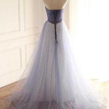 Stylish Prom Dress,a-line Prom Gown,strapless Prom..