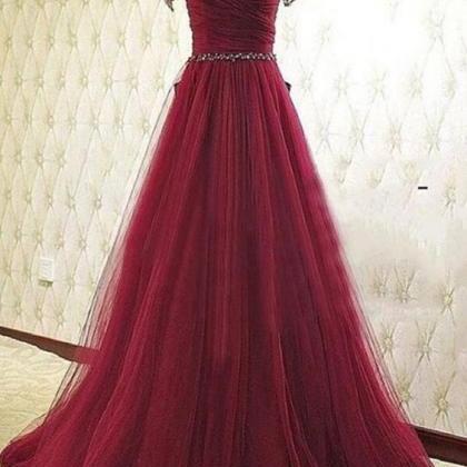 Ball Gown Prom Dresses,Tulle Prom D..