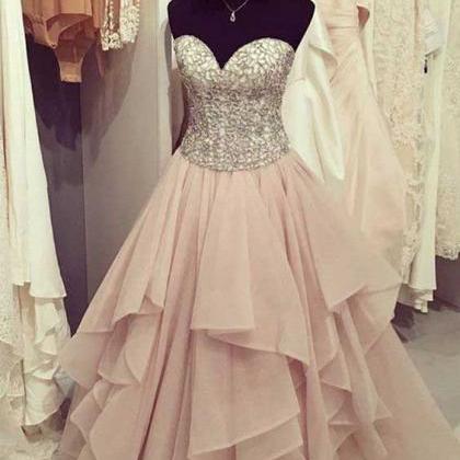 Sweetheart Prom Dresses, Beading Prom Dress,..