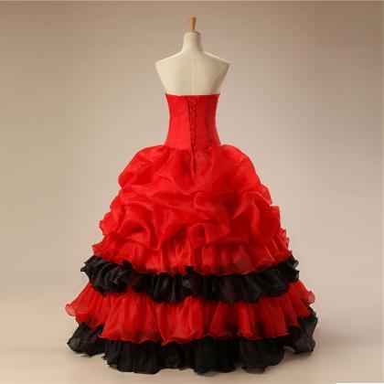 Red Quinceanera Dresses,sweetheart Quinceanera..