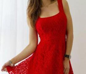 Red Homecoming Dress,Lace Homecoming Dresses,Short Homecoming Dresses ...
