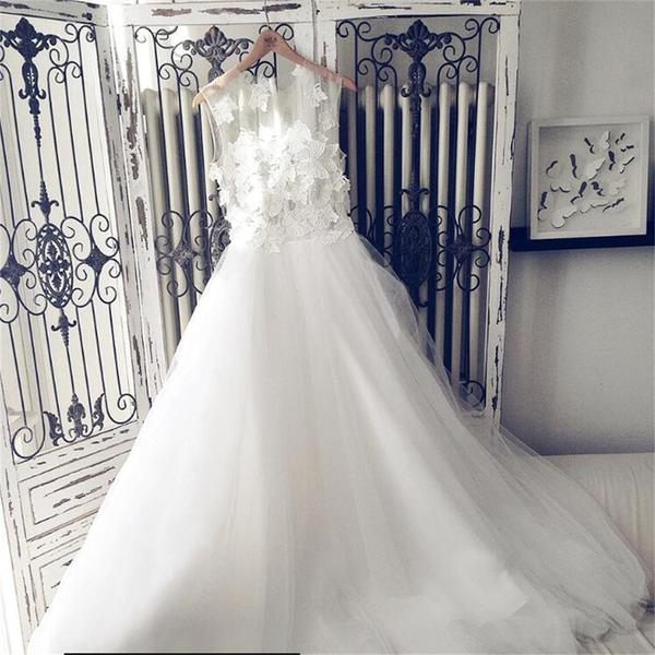 Charming Wedding Dress,long Bridal Dresses,pretty Wedding Gown,unique Wedding Dresses,custom Wedding Dress,popular Wedding Dress Wd60