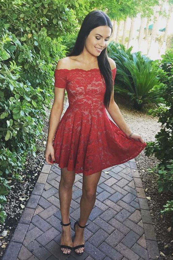 Short Red Dress for Prom
