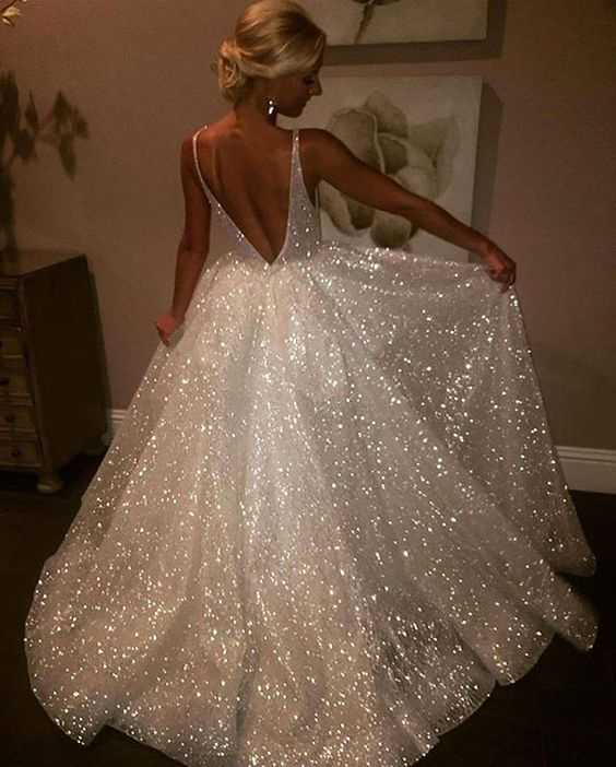 Elegant Backless Prom Dresses