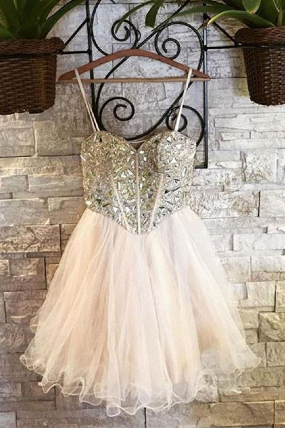 Cute Homecoming Dresses,sweetheart Homecoming Dress,tulle Homecoming Dresses,short Prom Dress,beading Homecoming Dresses Ds445