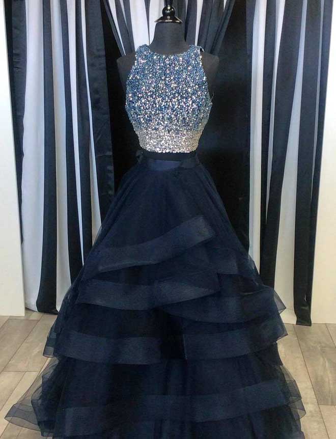 Ball Gown Prom Dress, Beading Prom Dress,long Prom Dresses,tulle Prom Dresses,formal Evening Dress, 2017 Prom Gowns, Formal Women Dress,prom
