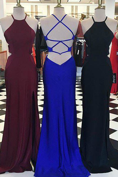 Unique Prom Dresses,long Evening Dresses,sexy Prom Dresses,open Back Formal Dress, Royal Prom Dresses,black Prom Dress,prom Dress,burgundy Prom
