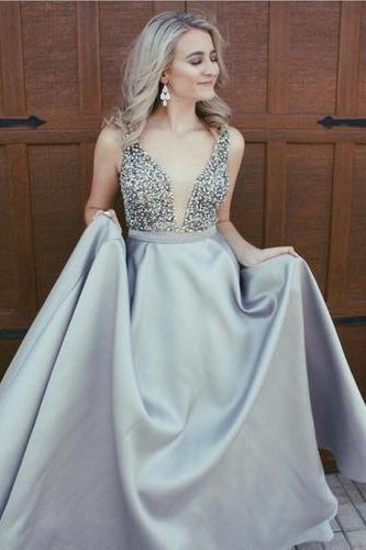 Stunning Prom Dress Pink Prom Gowns Long Evening Gowns For Teens on Luulla