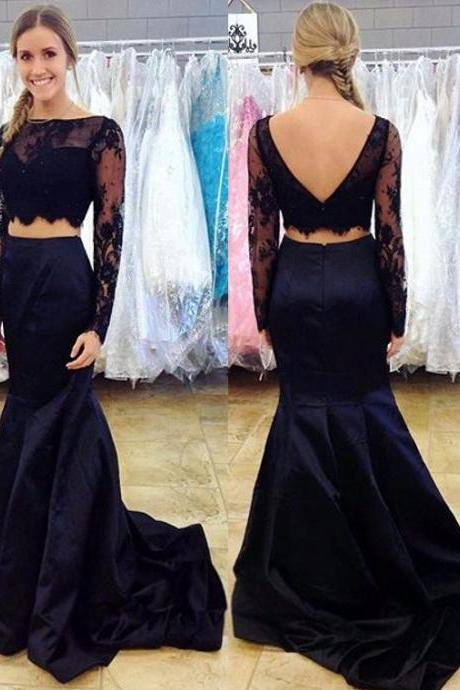 2 piece lace mermaid dress black images 2 piece lace mermaid dress black images